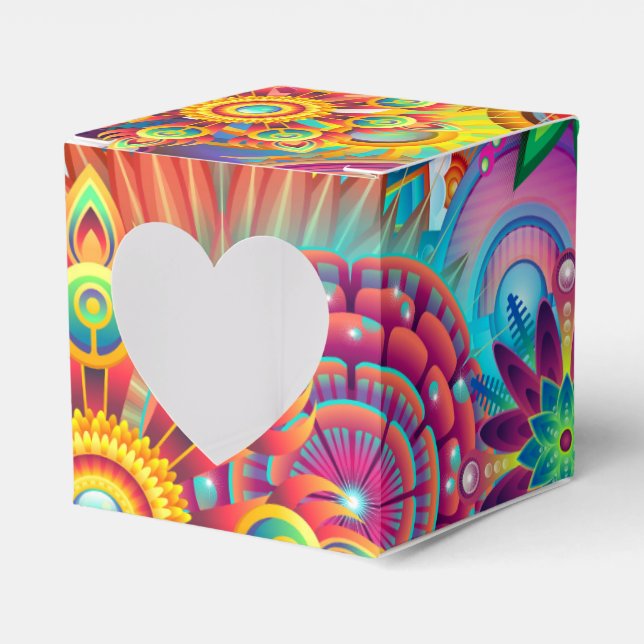 Ballotins Funky Retro Motif Abstrait Boho (Verso)