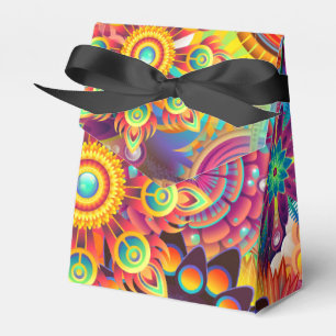 Ballotins Funky Retro Motif Abstrait Boho