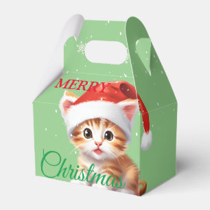 Ballotins Funny animaux Safari Chat Père Noël Costume de Noë