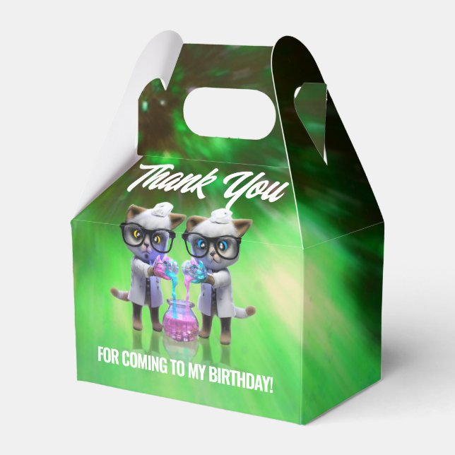 Ballotins Funny Mad Chat Scientists Purrfect Anniversaire (Verso)