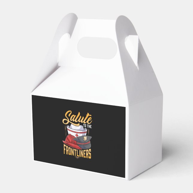 Ballotins Funny Police Pompier Frontliner Infirmière Cadeaux (Verso)