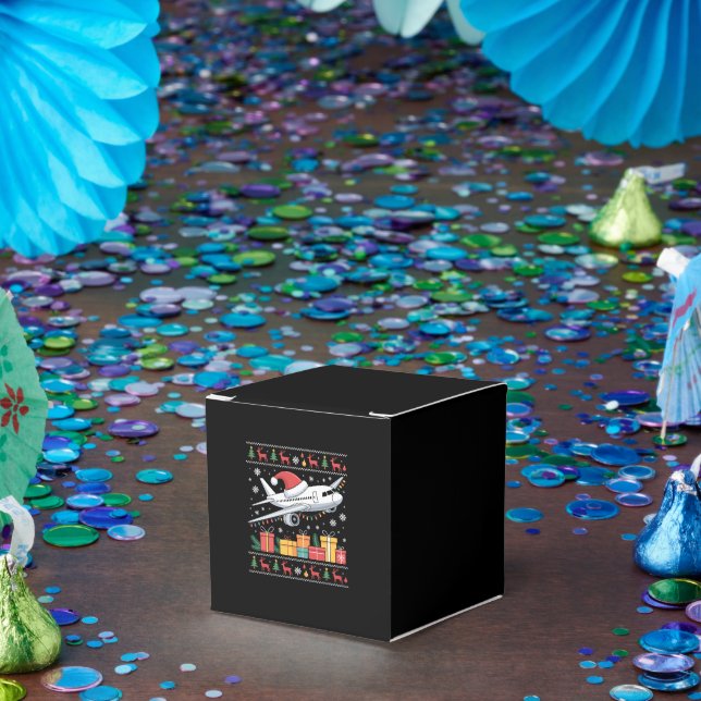 Ballotins Funny Xmas Lighting Tree Santa Ugly Airplane  (Fête)