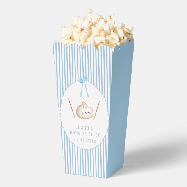 Ballotins Garçon Kawaii Bleu Fête de Bébé Dumpling Popcorn (Sauté)