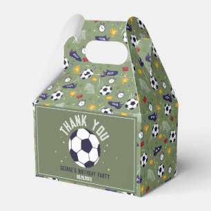 Ballotins Garçons Football Vert Sports Enfants Anniversaire