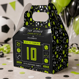 Ballotins Garçons Moderne Noir Sports Enfants 10e Anniversai