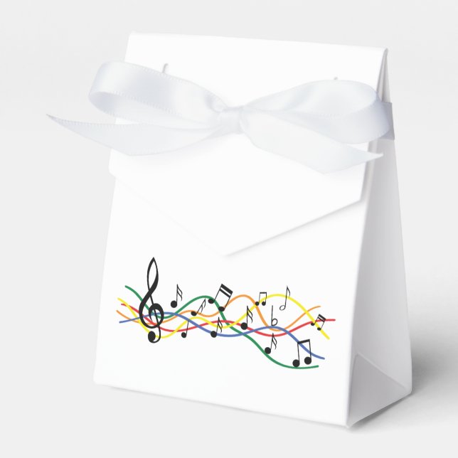 Ballotins Gekleurde muziek balken. Liefde voor muziek. (Verso)