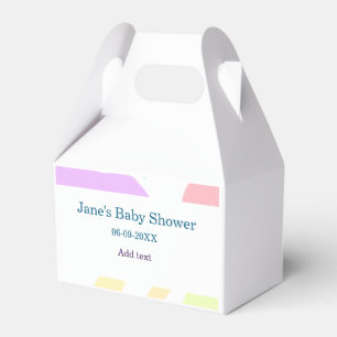 Ballotins Genre neutre formes abstraites nom du baby shower