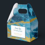 Ballotins Géode personnalisé Agate Pierre précieuse Bleu et<br><div class="desc">Une belle pierre précieuse de cristal d'agate géode bleu et or. Ce design élégant à effet marbré combinant des tons de bleu marine et d'or crée une pièce sophistiquée d'art abstrait d'améthyste. Cadeau d'anniversaire idéal, décoration de nursery, art pour chambre d'enfants, décoration intérieure, cadeau de Noël ou cadeau pour toute...</div>