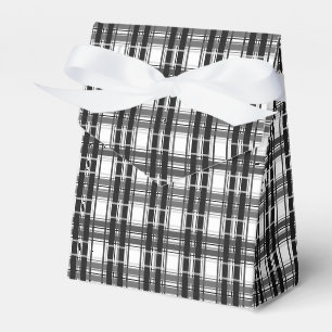 Ballotins Géométrie Tartan motif noir et blanc à damiers
