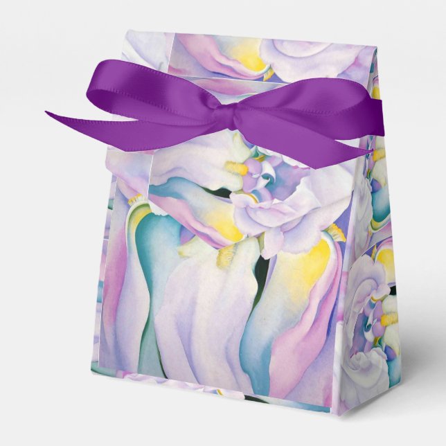 Ballotins Géorgie vintage O'keefe 1924 Lumière d'Iris (Verso)