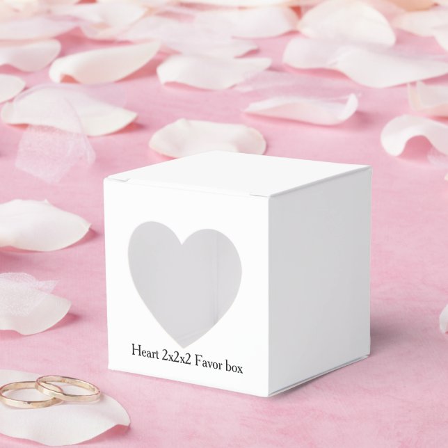 Ballotins GHeart simple 2x2x2 (Mariage)