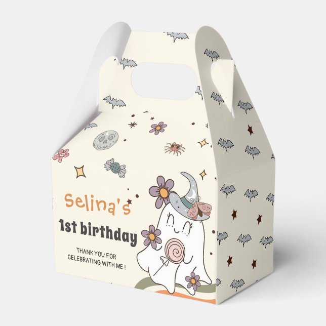 Ballotins Ghost Halloween Retro Super Anniversaire Ballotin (Verso)