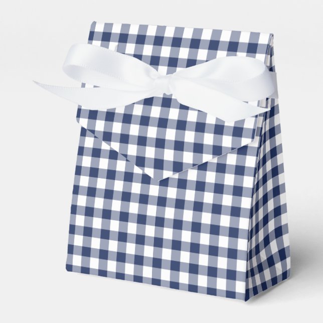 Ballotins Gingham Classique Bleu Nuit (Verso)