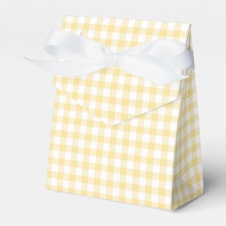 Ballotins Gingham Classique Jaune Canari