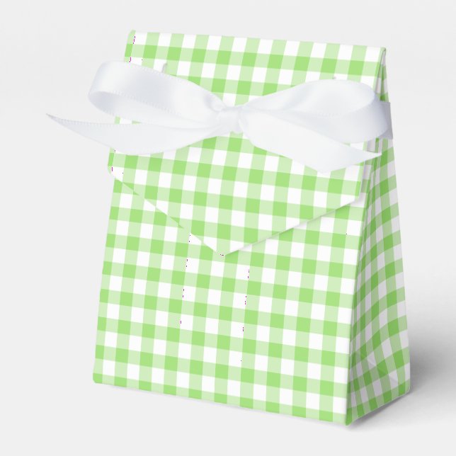 Ballotins Gingham Classique Vert Printemps (Verso)