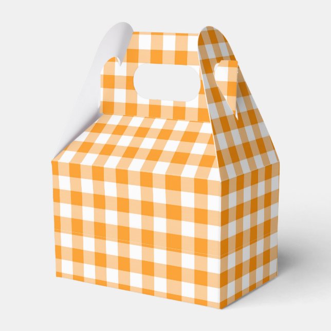 Ballotins Gingham orange (Verso)