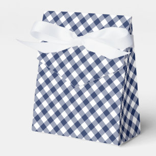 Ballotins Gingham Rétro Bleu Nuit