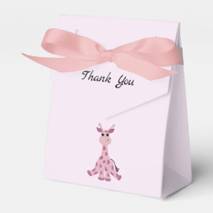 Ballotins Girafe Assise Rose