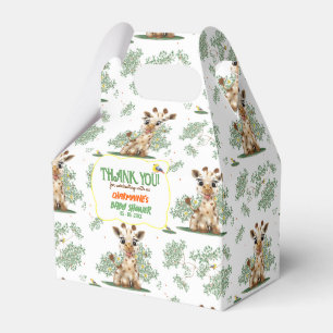 Ballotins Giraffe Bird Safari Baby shower neutre