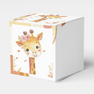 Ballotins "Giraffe Cadeau Boîte à Cube"