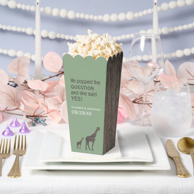 Ballotins Giraffe Safari d'argile, Mariage rustique (Mariage)