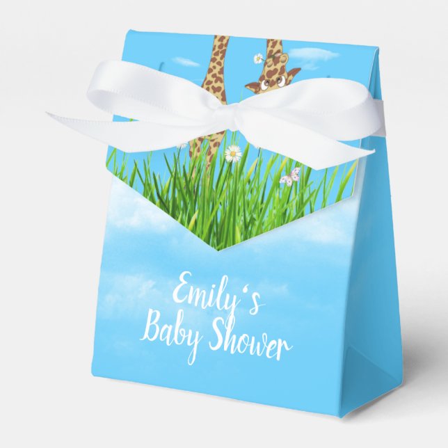 Ballotins Giraffes en Herbe avec marguerite (Verso)