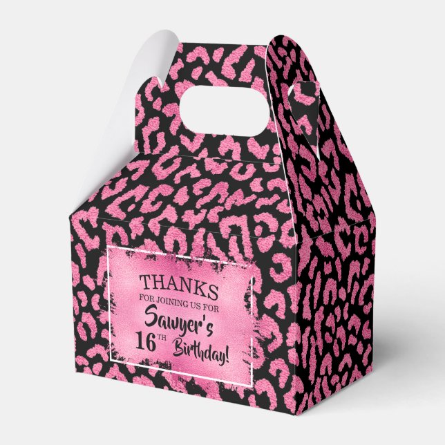 Ballotins Girl Pink Leopard Gable (Verso)