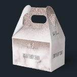 Ballotins GirlyTrendy Glamour Violet Marbre Pailleté Monogra<br><div class="desc">Boîte de faveur de monogramme de marbre violet pailleté glamour GirlyTrendy. Parfait pour votre entreprise prospère, à offrir à vos clients avec des cadeaux à l'intérieur pour les nombreuses occasions qui se présentent au cours de l'année : anniversaires, événements marketing, saison de Noël, Nouvel An, Saint-Valentin, Black Friday, etc. Personnalisez-le...</div>