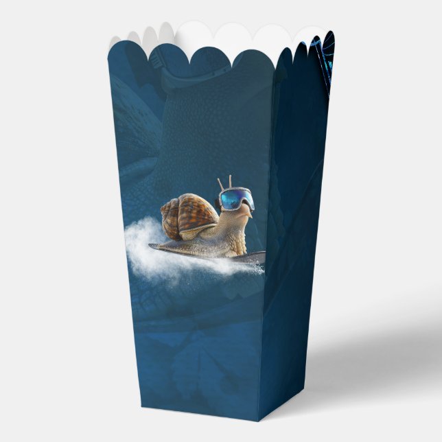 Ballotins Glacière que le reste, l'escargot de snowboard. (Recto)