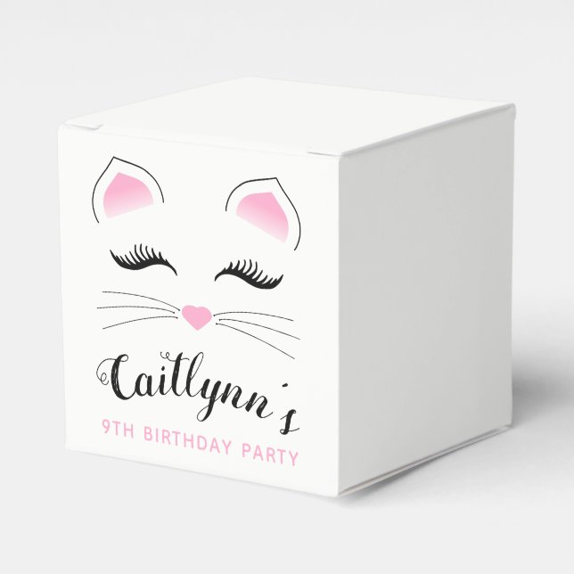Ballotins Glam Cat fête d'anniversaire (Verso)