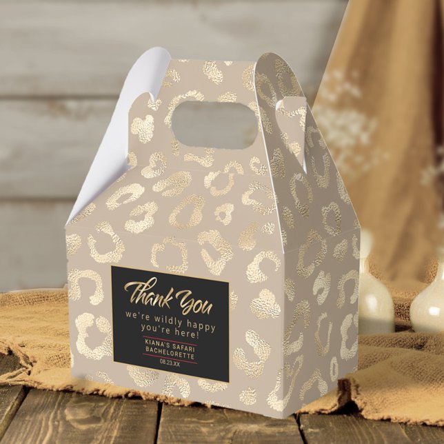 Ballotins Glam Leopard Spot Motif Safari Gold ID1154 (Créateur téléchargé)