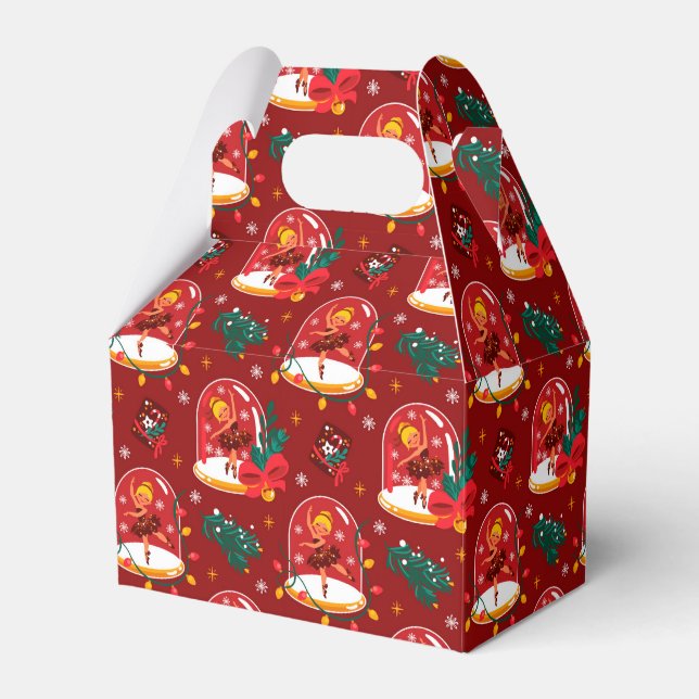 Ballotins Globe des neiges de Noël Ballerina Ballotin (Verso)