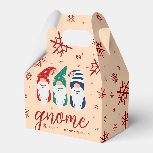 Ballotins Gnome de Noël Hygge pour les fêtes de neige (Verso)