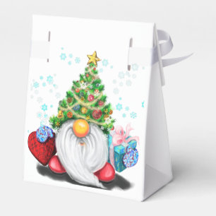Ballotins Gnome mignonne avec arbre de Noël Casquette et ca