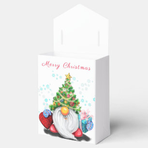 Ballotins Gnome mignonne avec arbre de Noël Casquette et cad