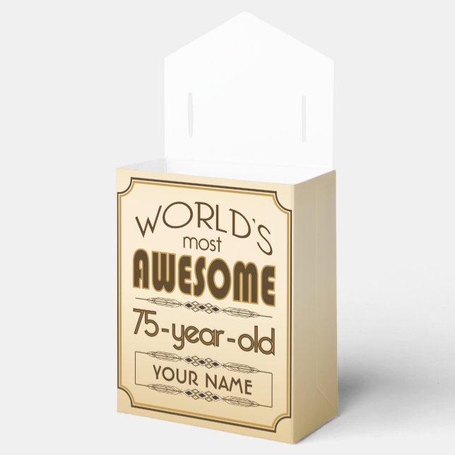 Ballotins Gold 75th Birthday Celebration World Meilleur Fabu (Ouvert)