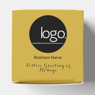 BALLOTINS GOLD BUSINESS COMPANY LOGO PACKAGING CADEAU CLIENT
