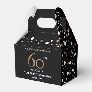 Ballotins Gold Confetti Black 60e anniversaire