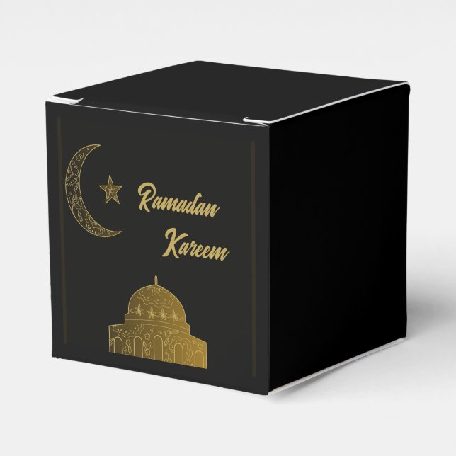 Ballotins Gold et Black Happy Ramadan Kareem 2024 (Verso)