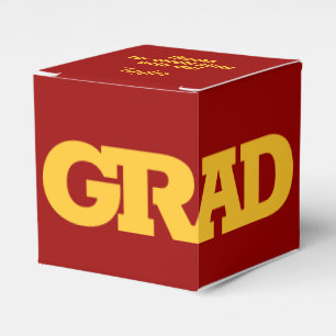 Ballotins Gold on Cardinal Red Bold Graduation Party