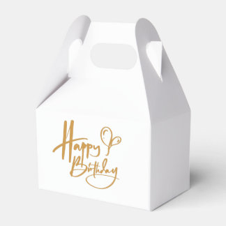 Ballotins Gold Script Joyeux anniversaire