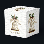 Ballotins Golden Christmas Bell Shiny Stars Green Feuilles<br><div class="desc">Golden Christmas Bell Shiny Stars Green Feuilles Ballotins. Unique,  beau,  design élégant. Facile à personnaliser. Le style de police,  la taille et les couleurs peuvent être modifiés. Éléments correspondants disponibles.</div>