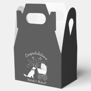 Ballotins Golden Retriever Baby shower chien genre neutre