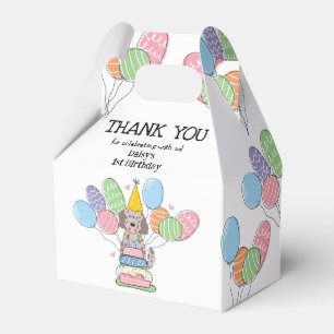 Ballotins Goldendoodle Chien Anniversaire Merci Ballotin