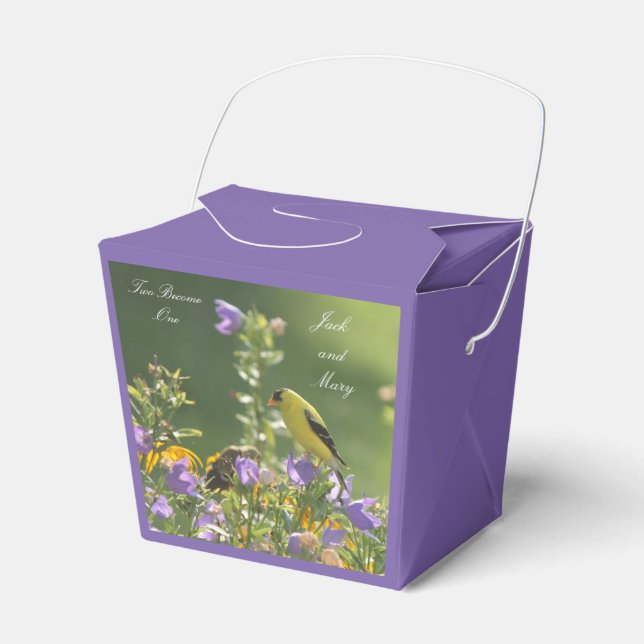 Ballotins Goldfinch Spring Garden Wedding (Verso)