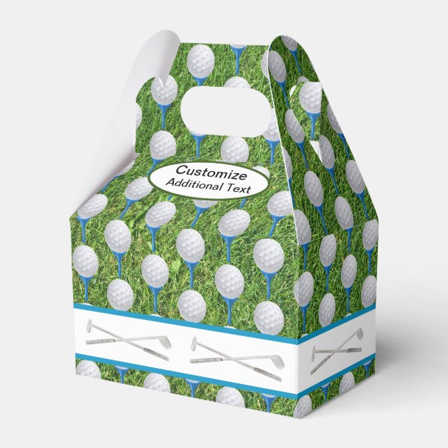 Ballotins Golf Balls et clubs de golf Favoriser la boîte (Verso)