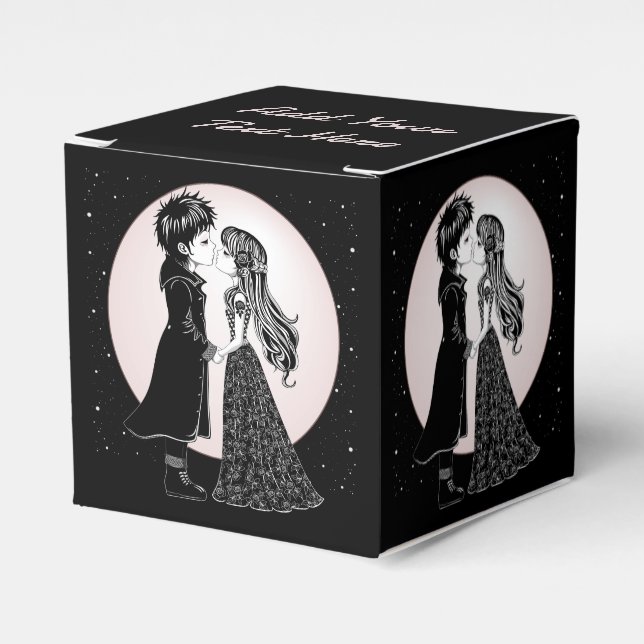 Ballotins Gothique Emo Enfants Kiss Valentine's Day (Verso)