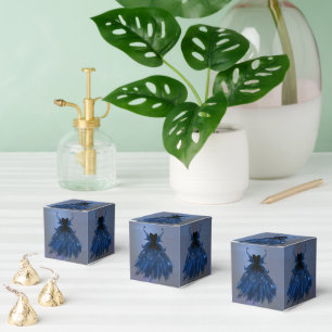 Ballotins Gothique Fairy Navy Gown Fleur bleue de Cobalt p