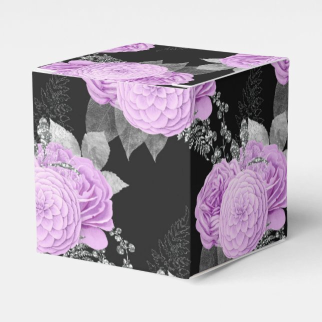 Ballotins Gothique noir, violet et argent (Verso)