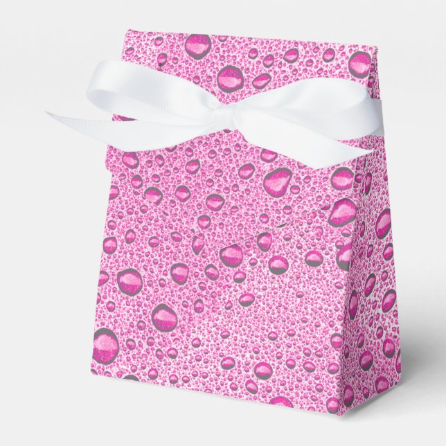 Ballotins gouttelettes d'eau roses chaudes (Verso)